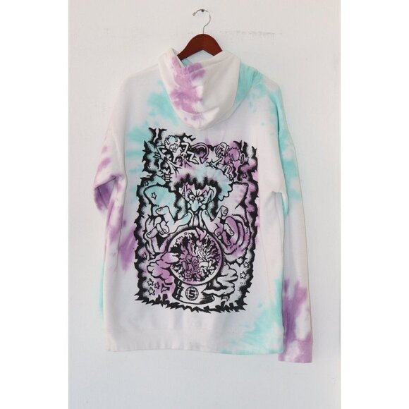 Channel 5 Unisex Large Multi-Color Pullover Hoodie Sweater Tie-Dye 2022 Shirt - Picture 5 of 8